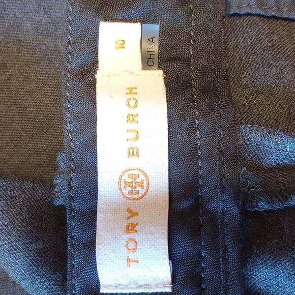 Tory Burch cropped pant modified sailor front. Size 10. EUC. - Picture 6 of 9
